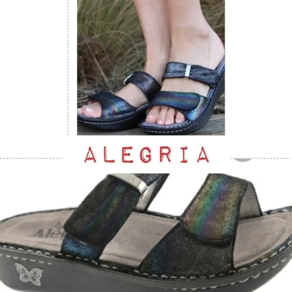Alegria‎ Rainbow comfort sandals 41 - Picture 1 of 8